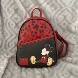 NWT Disney Loungefly Mickey ASYM FF Mini Backpack